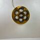Murano & Brass Ceiling Lamp by J.T. Kalmar, Austria, 1960s