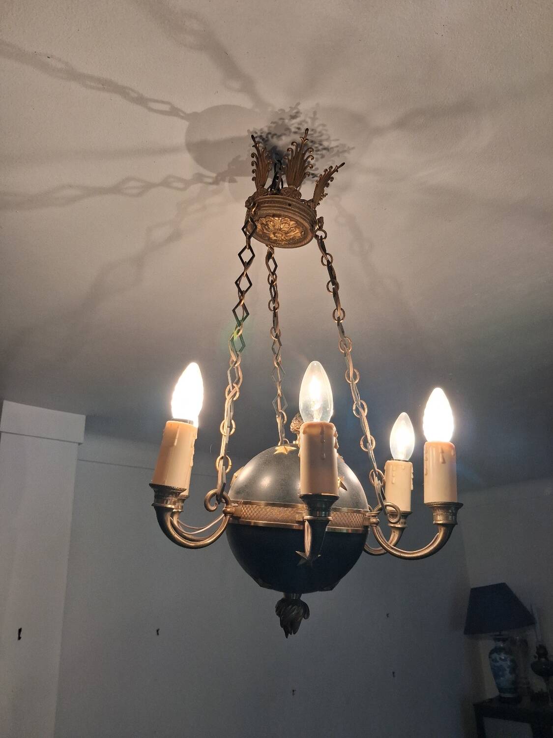 Napoleon III ball chandelier