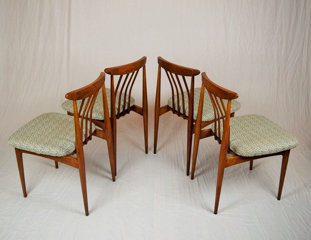 Upholstered Czechoslovakia 1960 s lounge chairs