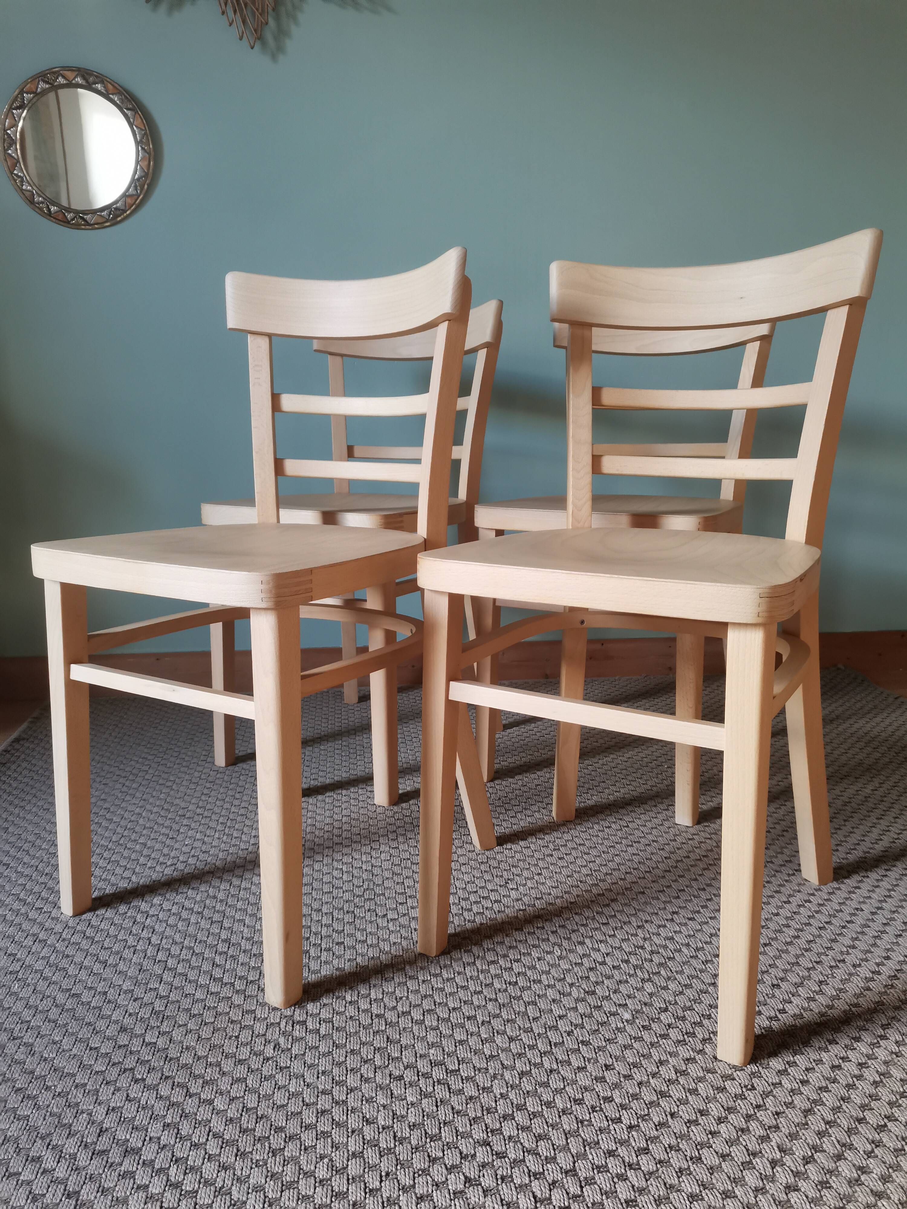 Bistro wooden chairs