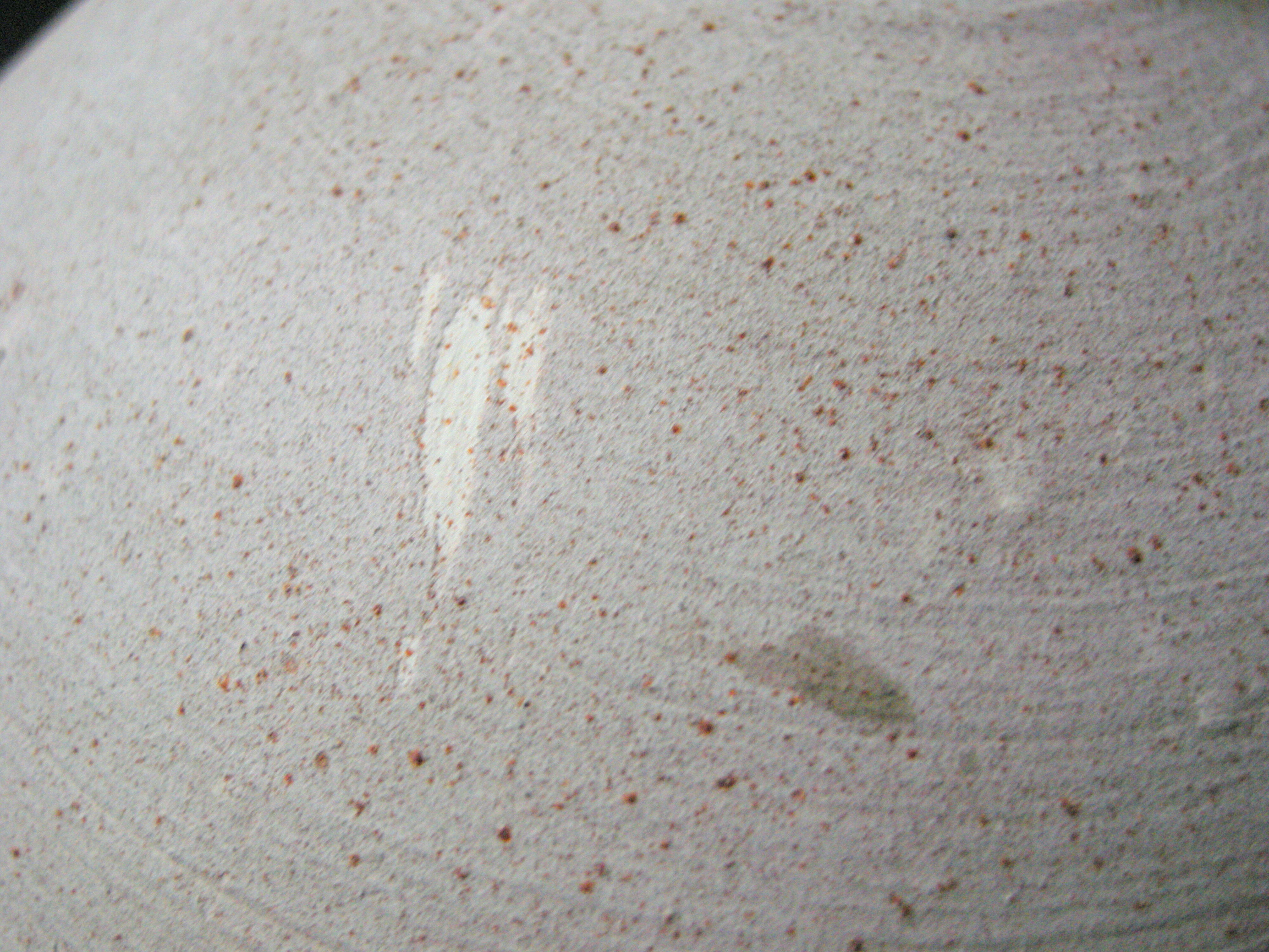 Vintage ball lamp 1950 ceramic & brass