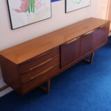 Teak sideboard of the 60s U-shaped base