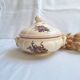 Soup tureen / Vegetable dish Digoin Sarreguemines Model Lorraine