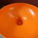 Orange diabolo stool from the 70s