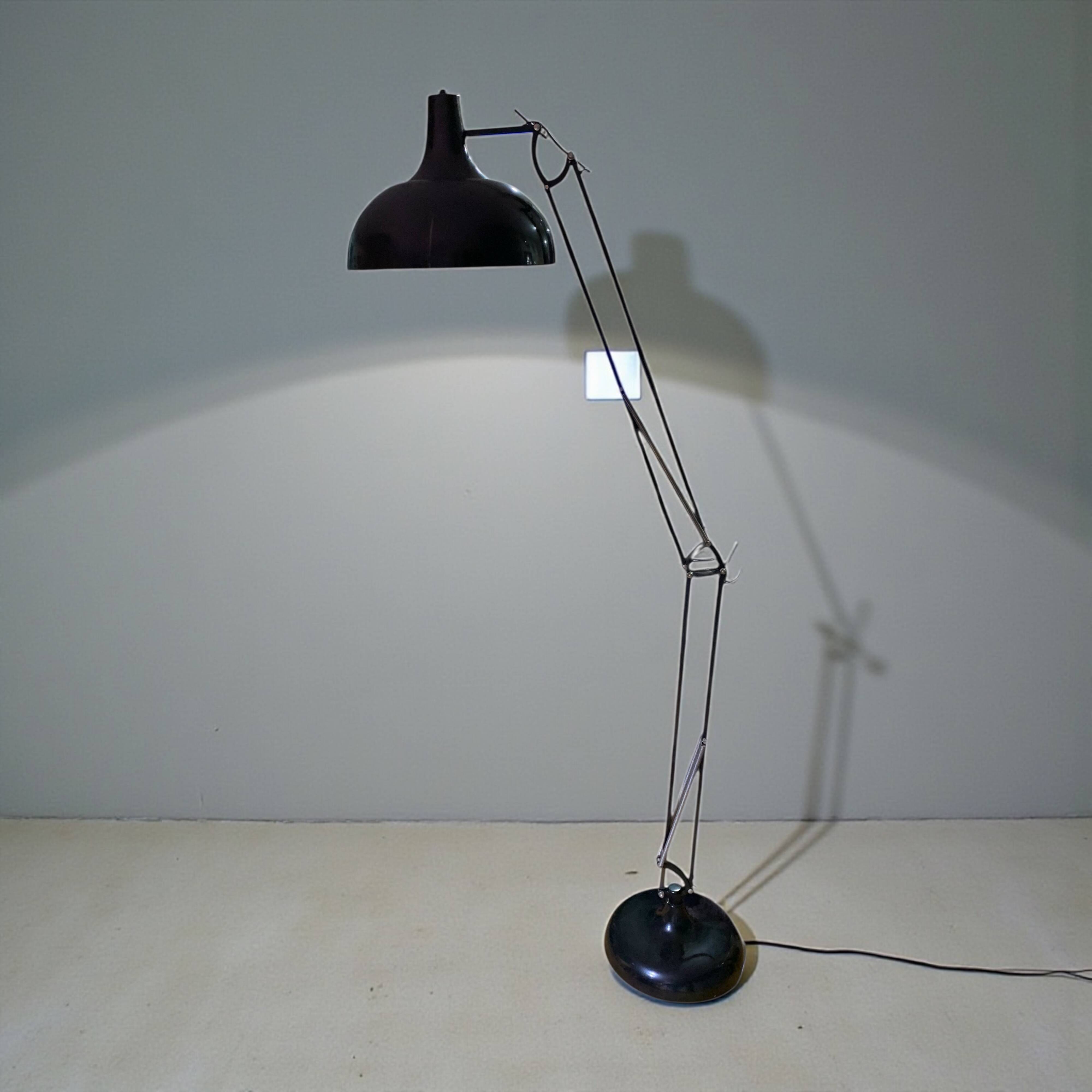 Vintage Agemob architect style floor lamp 1970s