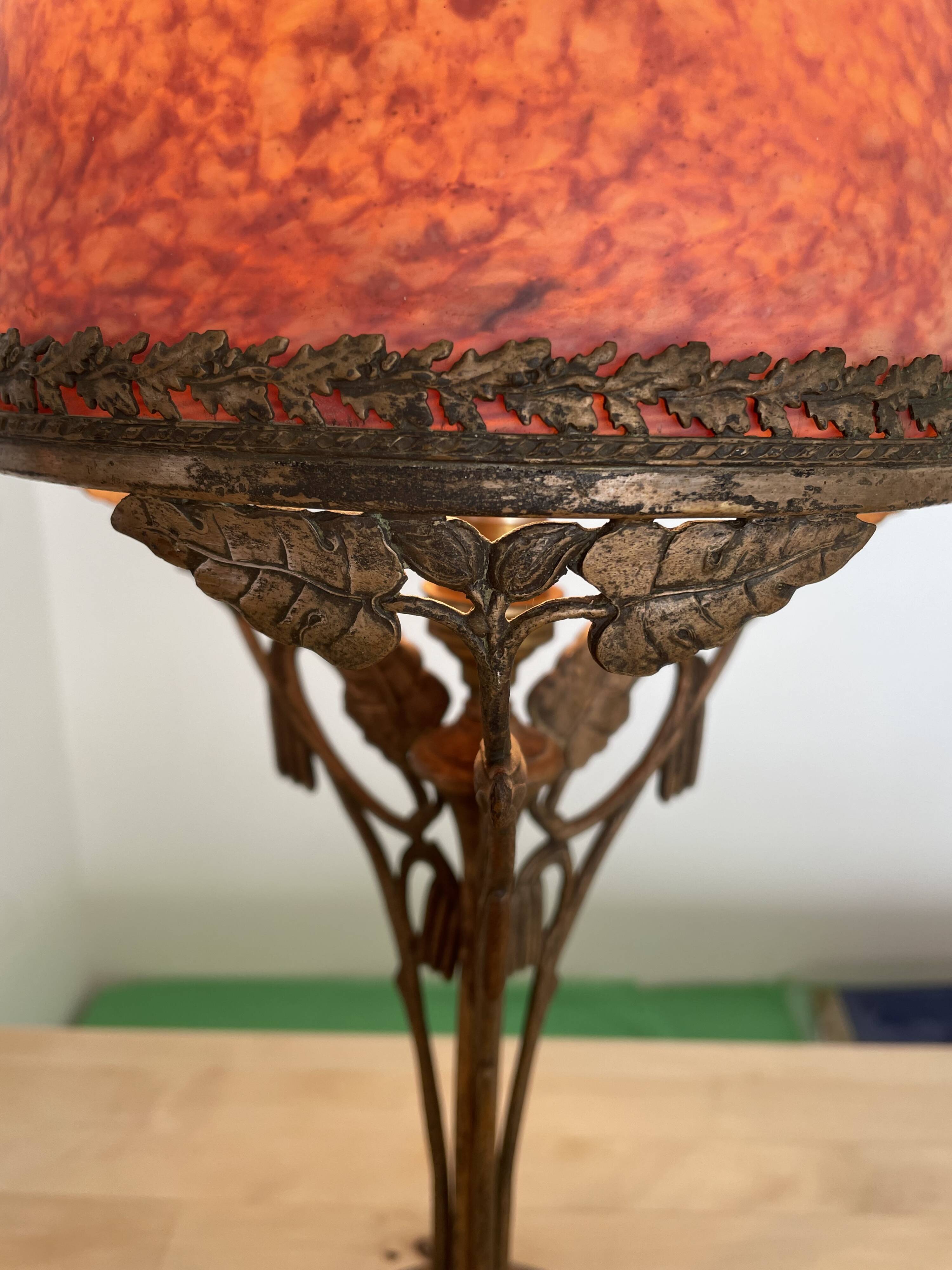 Art Nouveau style lamp