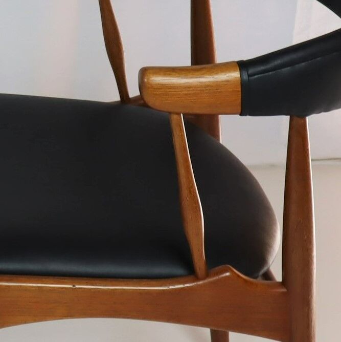 6 chaises scandinave en teck d'Andersen 1960