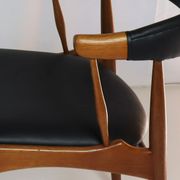 6 chaises scandinave en teck d'Andersen 1960