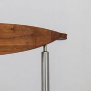 Set of 4 postmodern leather dining chairs, Italy, 1990s