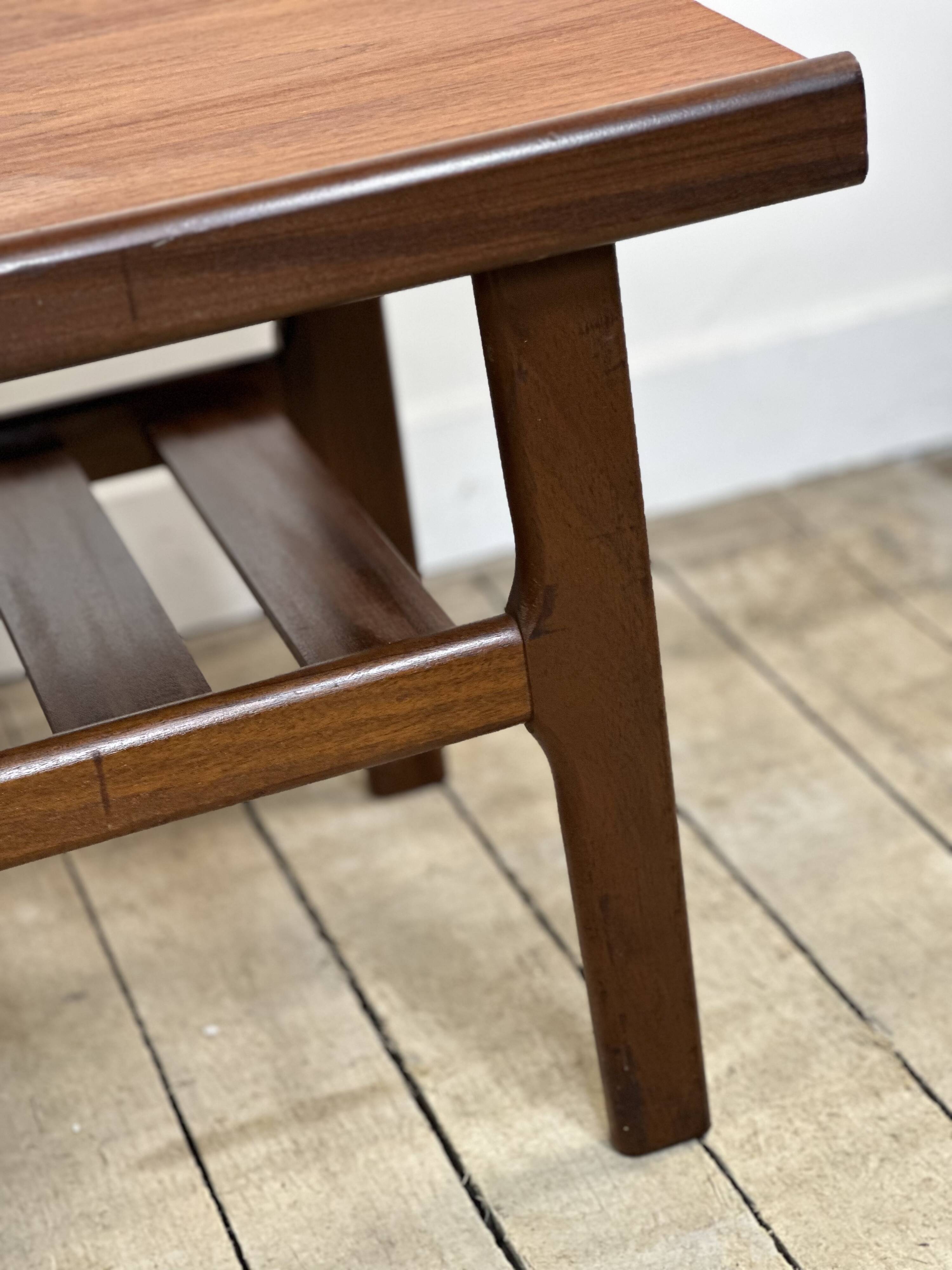 English Myer teak coffee table 1960