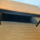 Table basse en bois massif vintage