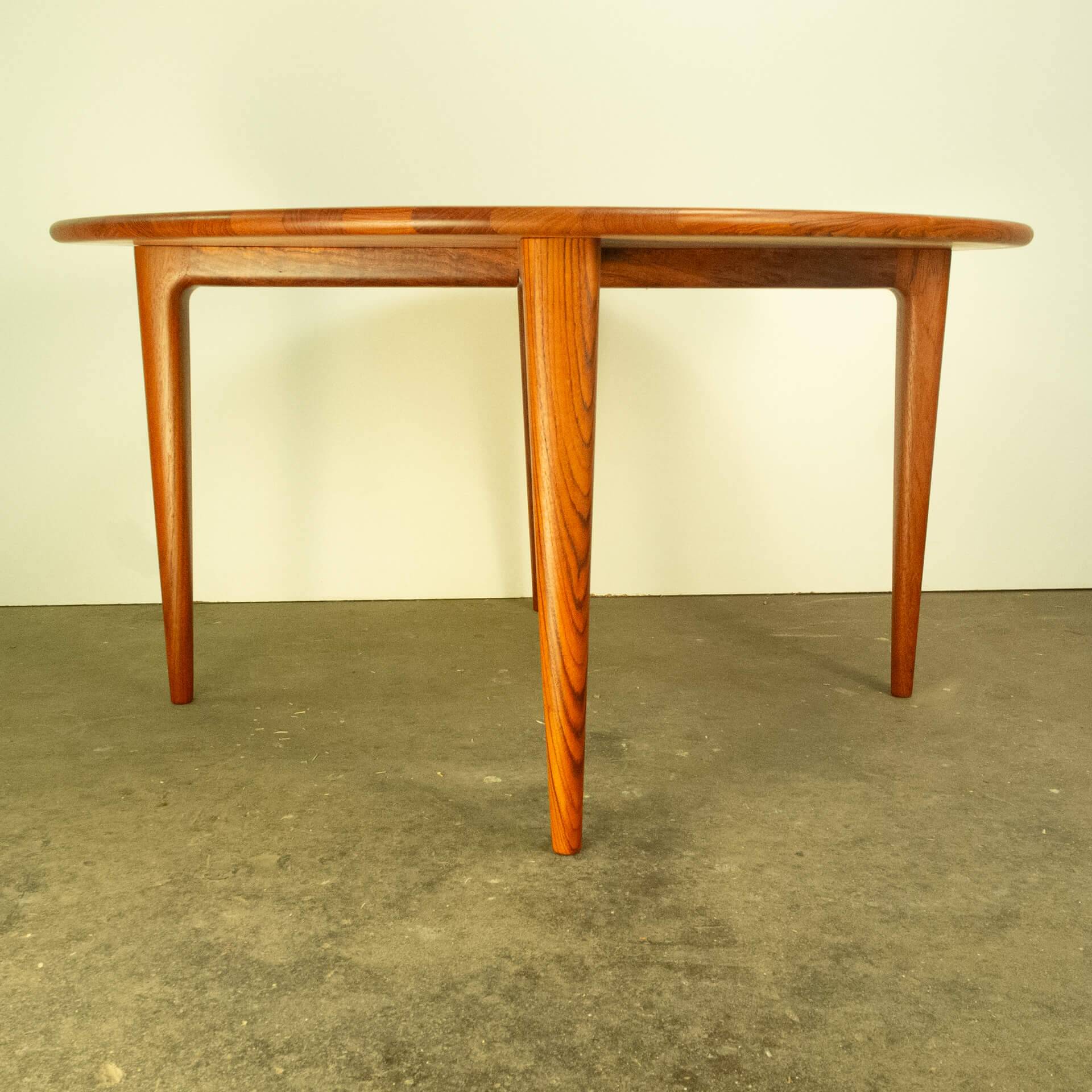 Coffee table, solid teak, vintage from the 60s