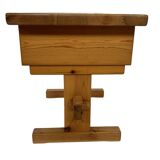 Vintage bedside table side table pinewood 70's design