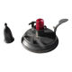 Pewter cellar rat candle holder