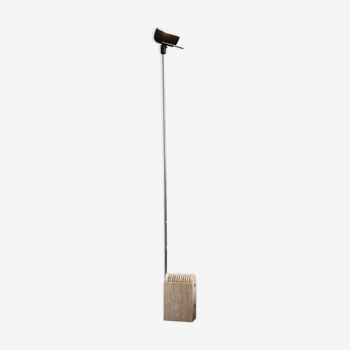 Floor lamp 80' in travertine