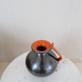 Art Deco ceramic globe vase by Upsala Ekeby, Sweden, 1930s