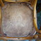 Lot of six old bistro chairs