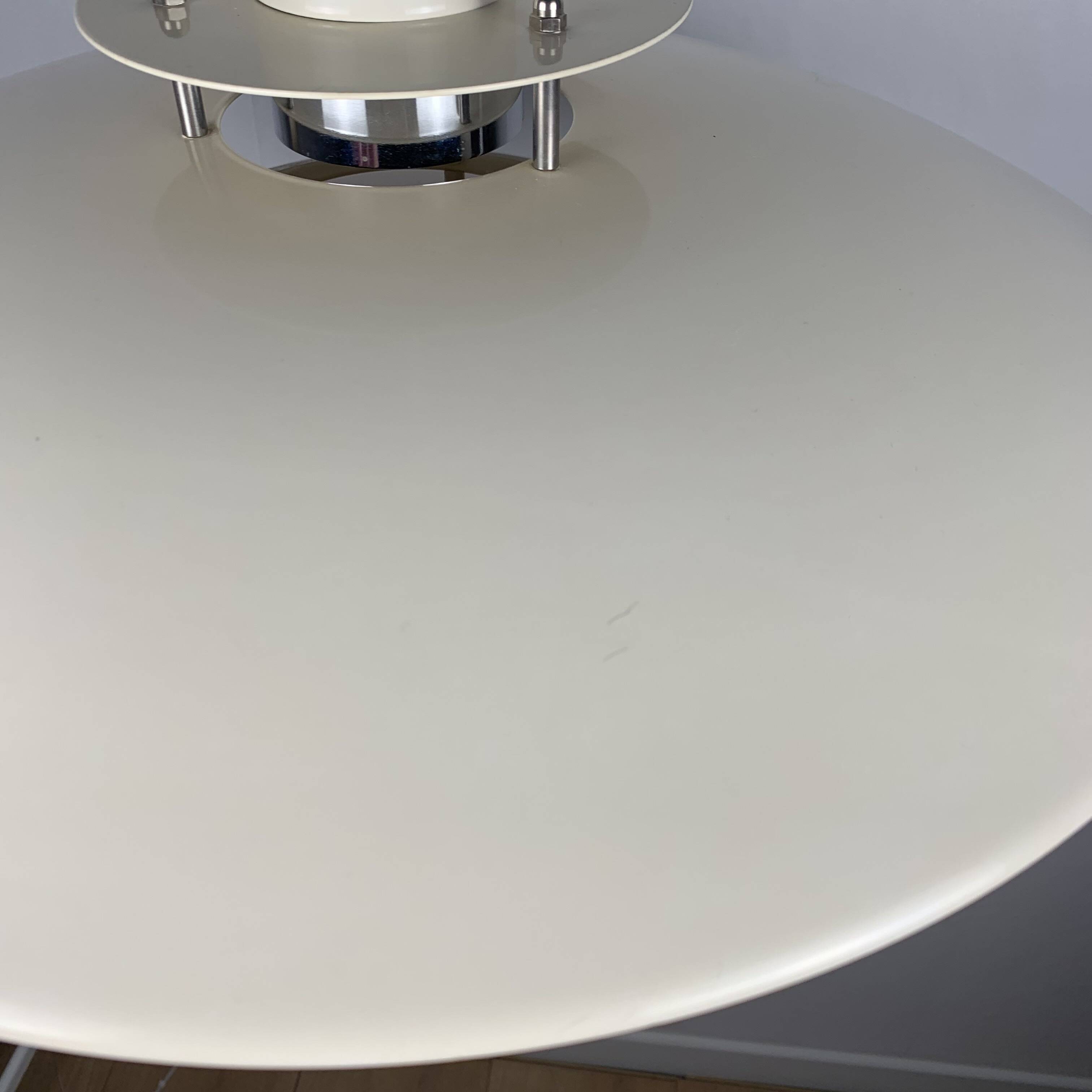 Large Danish BELID Pendant Light Model 75104, Cream