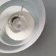 Lampe suspendue, conçue par Bent Karlby pour la société danoise LYFA en 1968, modèle Troika.
