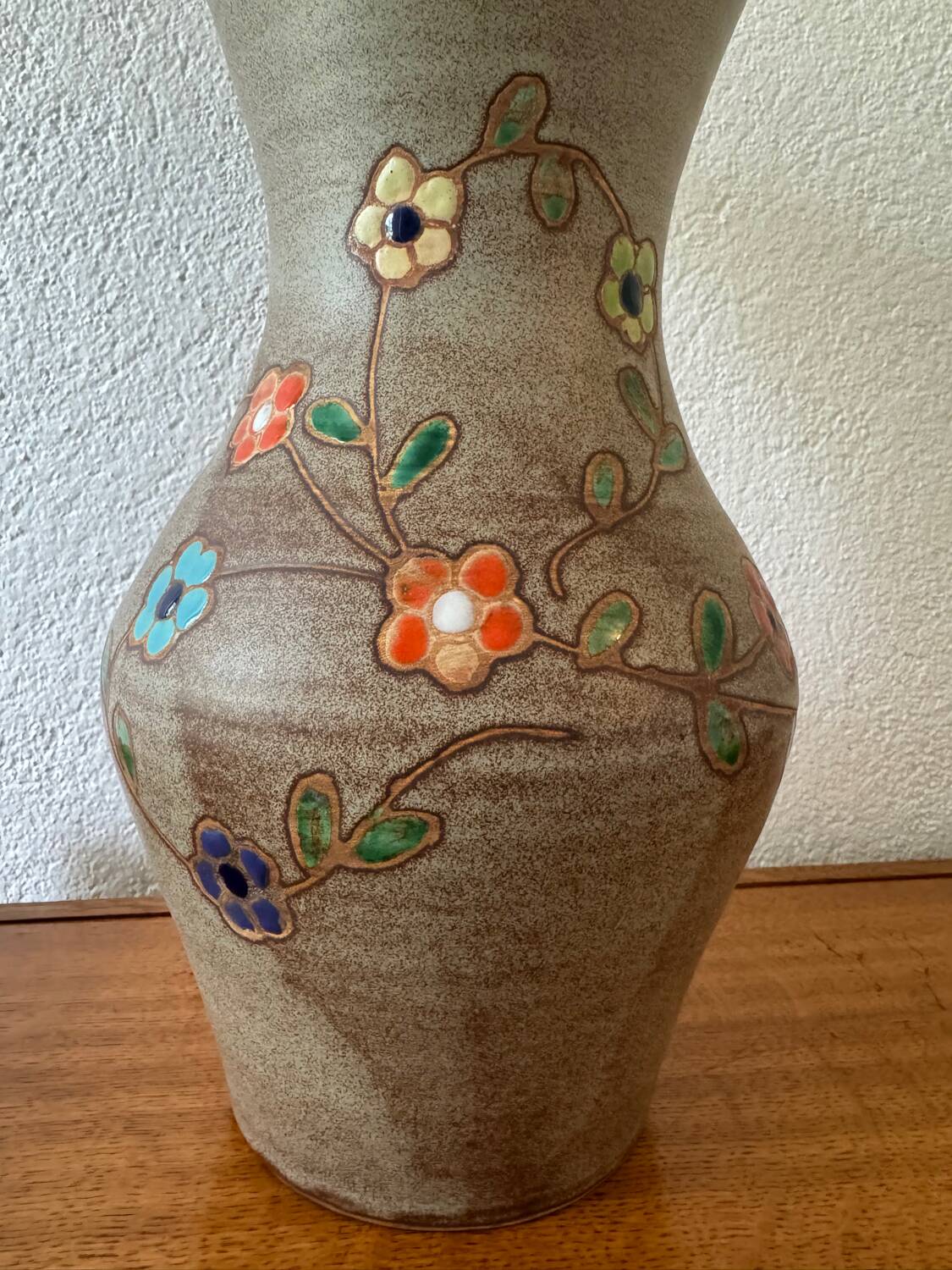 Vallauris MC Treinen ceramic vase from the 60s