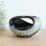 70s glazed ceramic tidy