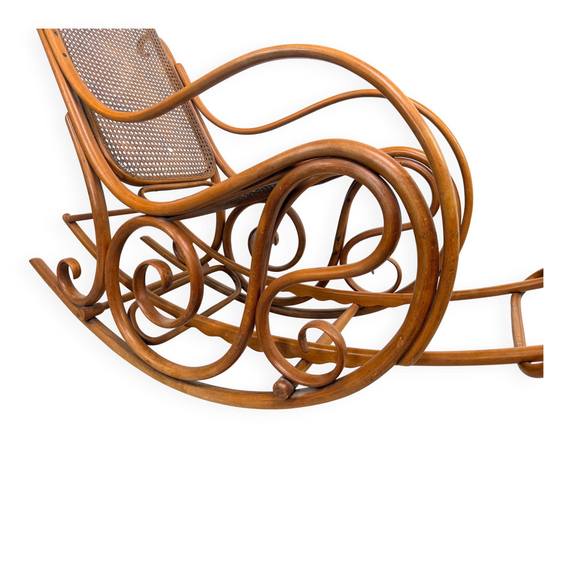 Grand fauteuil à bascule Thonet no.7021B