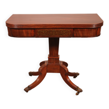 Regency Period Mahogany Game Table or Console