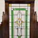 Paravent en vitrail colonial anglais