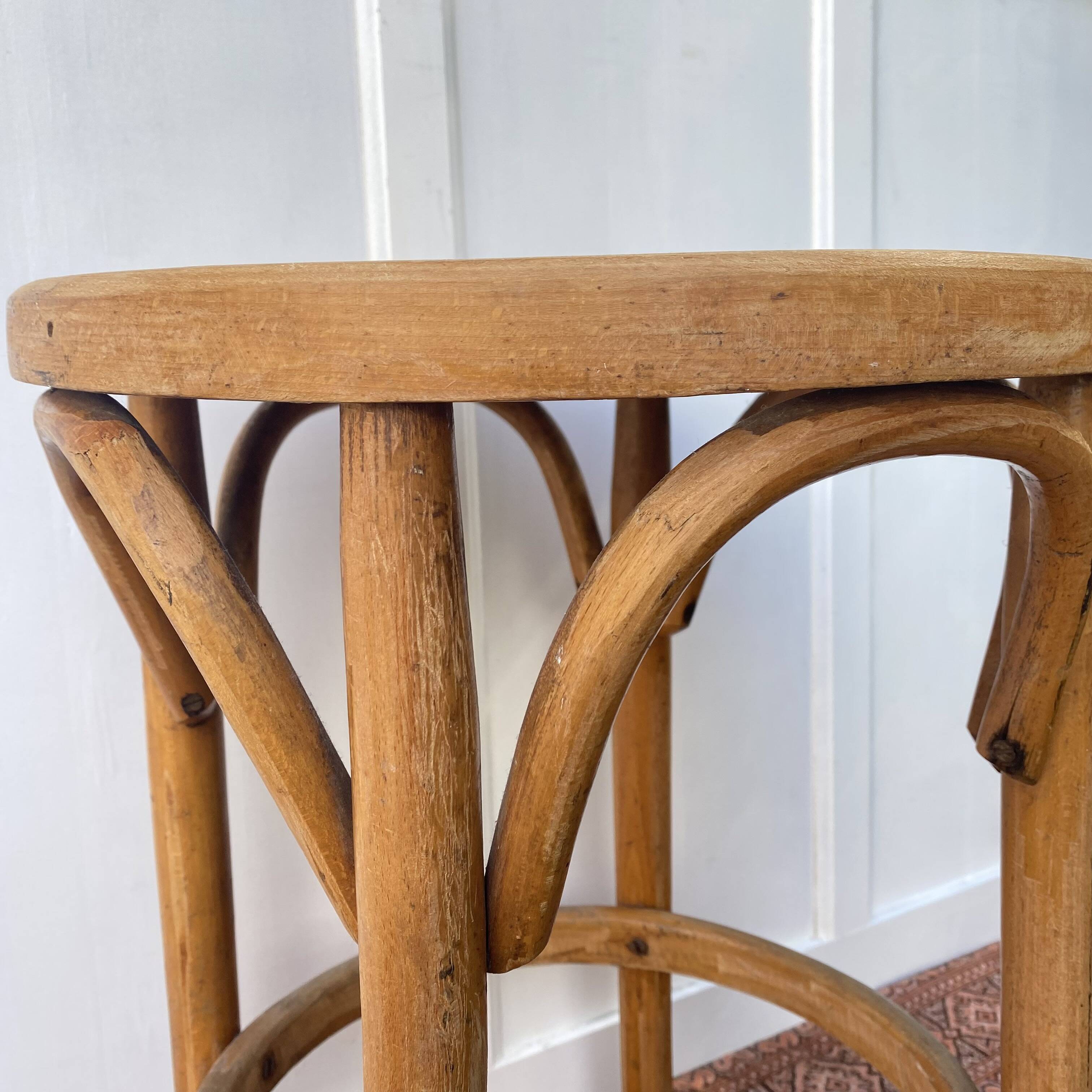 Bentwood bistro stool