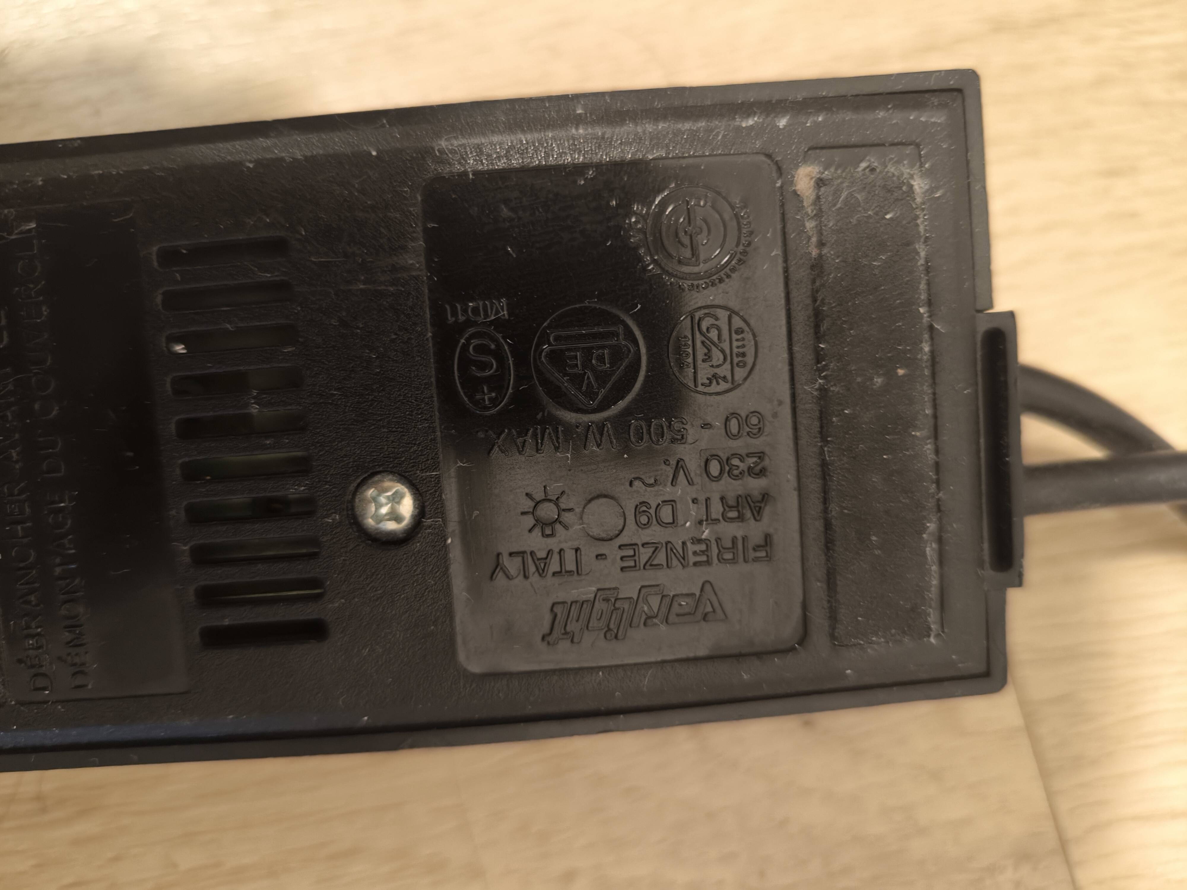 Lampadaire italien vintage