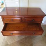 Vintage–Belle commode Louis Philippe-Style Directoire -4 tiroirs-Meriser
