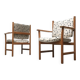 Set of mid-century Danish oak armchairs by Kurt Østervig.