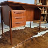Small Scandinavian teak desk