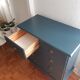 Commode scandinave bleu ganne