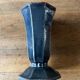 Antique enamelled cast iron vase