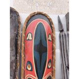 3 wooden masks from Africa