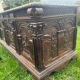Large oak chest from the 18th century.