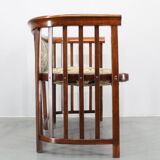 Josef Hoffmann Variation of Art Nouveau "Fledermaus" Sofa