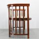 Josef Hoffmann Variation of Art Nouveau "Fledermaus" Sofa