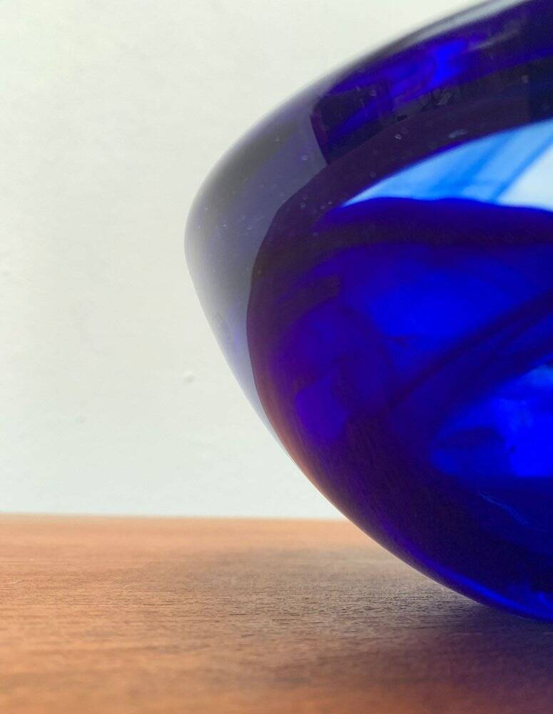 Vintage Swedish glass bowl by Kosta Boda