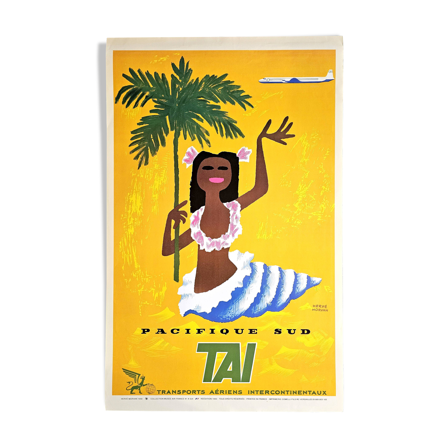 Hervé Morvan poster - Tai - South Pacific
