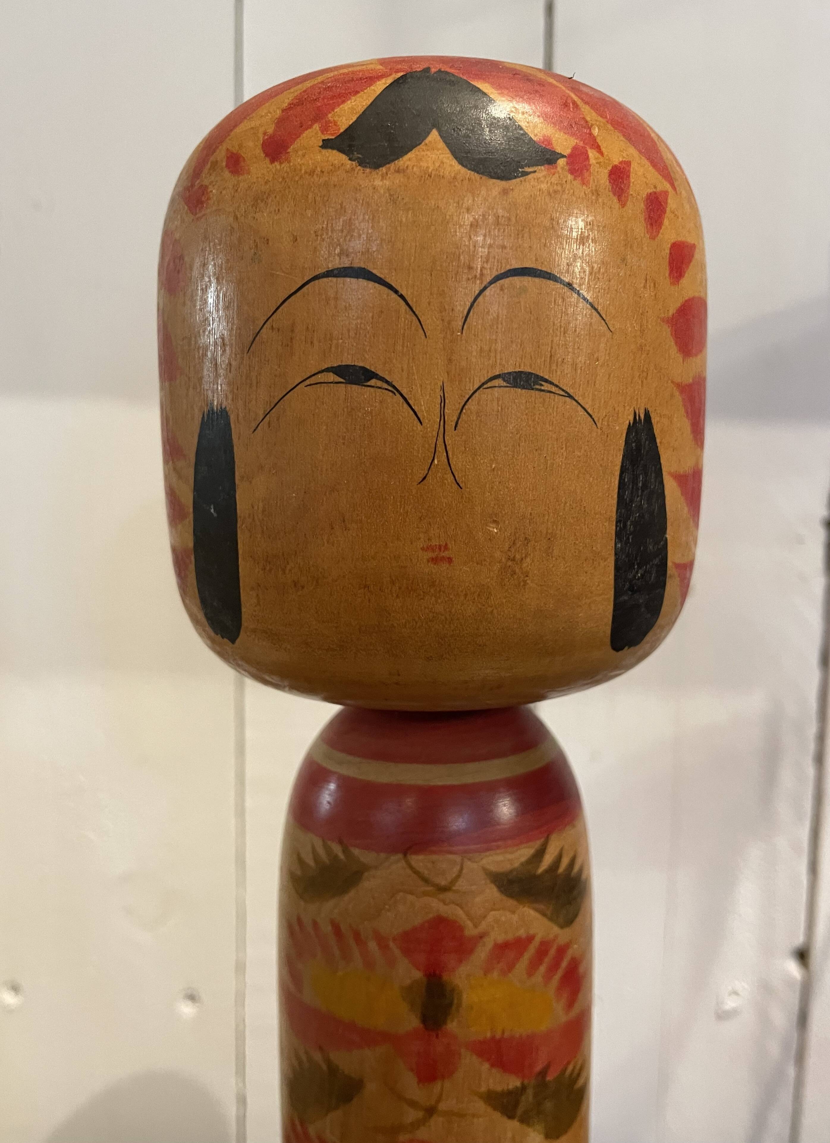 Japanese wooden Kokeshi doll