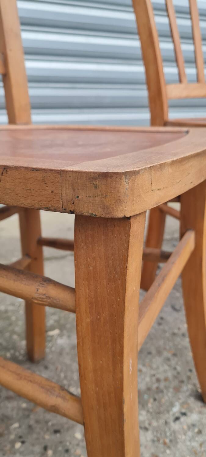 Set de 4 chaises bistrot luterma