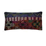 Vintage turkish kilim cushion cover , 30 x 60 cm