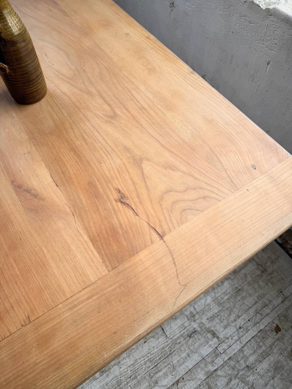 Table de ferme en merisier