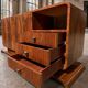 Art Deco walnut sideboard / cabinet, 1930s–1940s, Central Europe
