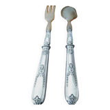 Box set of 2 old service cutlery, Ravinet Denfer hallmark