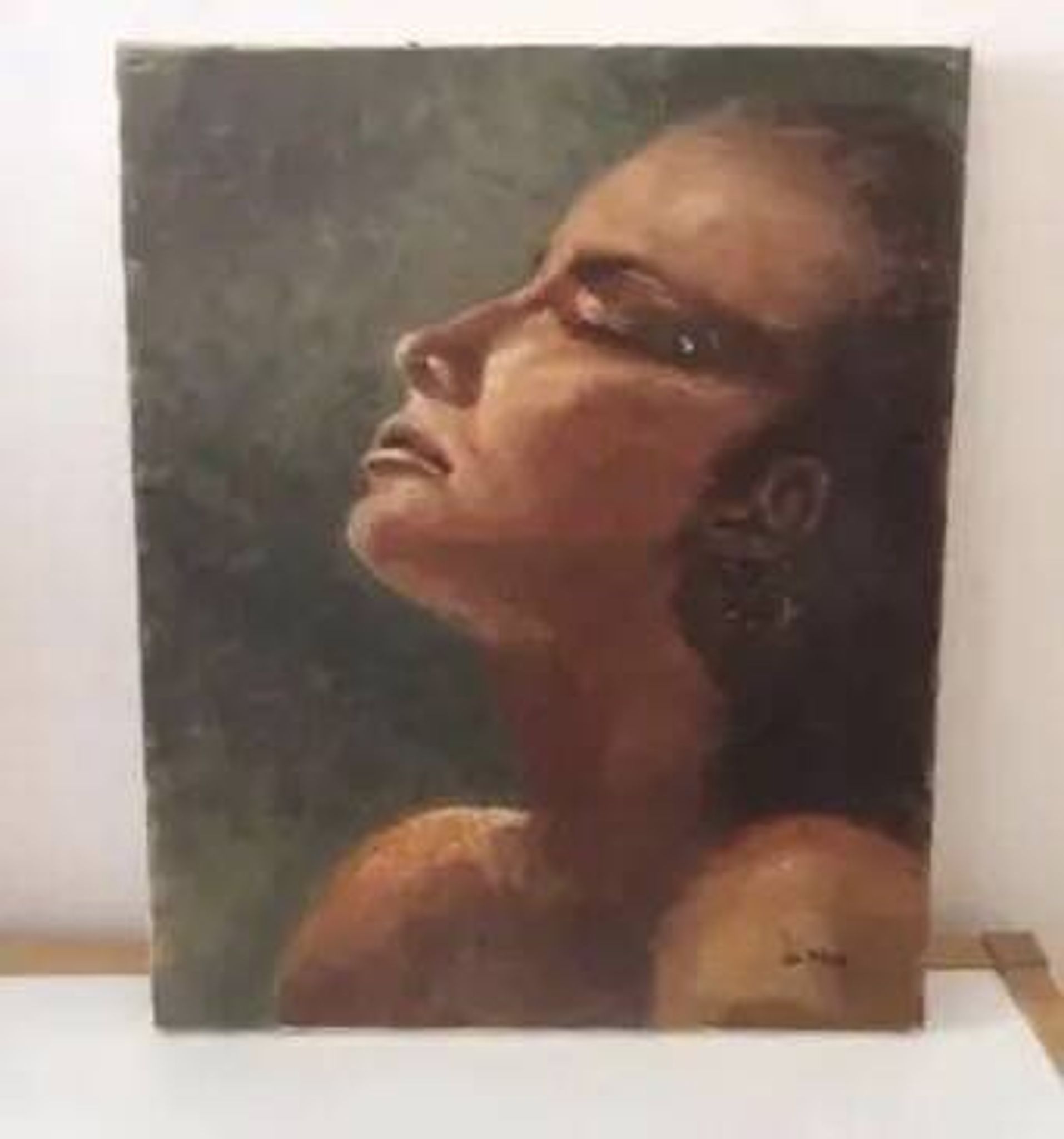 Old portrait painting.
