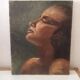 Old portrait painting.