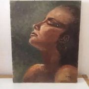 Old portrait painting.